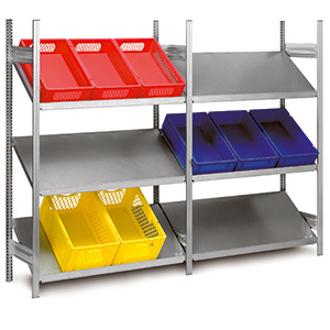 Schrägbodenregale Schrägbodenregale